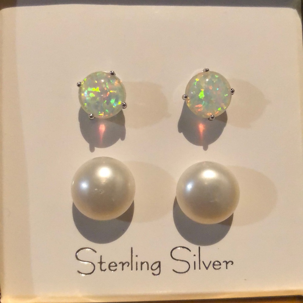 Sterling silver earrings